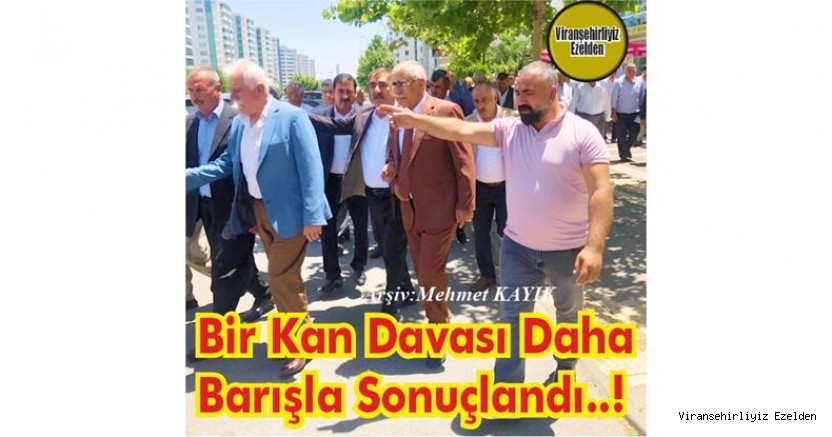 Diyarbakır Mendan Aşireti ve Berimti Aşireti Arasındaki Kan Davası Dodukan Aşireti Kanaat Önderlerimizden Barış Elçimiz Mehmet Özkan’ın Yoğun Çabaları sonucunda Barışla Sonlandırıldı.