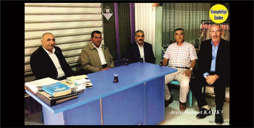 Dört Mahalle Muhtarı Viranşehir Engelliler Derneği Başkanı Şeyhmus Belca’yı Ziyaret ettiler