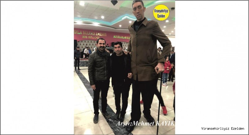 Dünyanın En Uzun Adamı Sultan Kösen Viranşehirde
