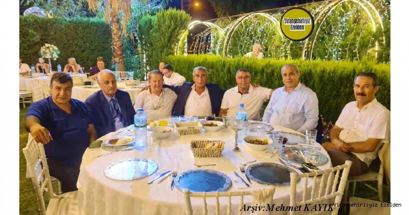 Ege Viranşehirler Derneği Yönetim Kurulu Üyesi Velid Akyürek, Mehmet İnci, Mustafa Yaşar, Abdurrahman Seyrek, Hüsnü Çakar ve Arkadaşları
