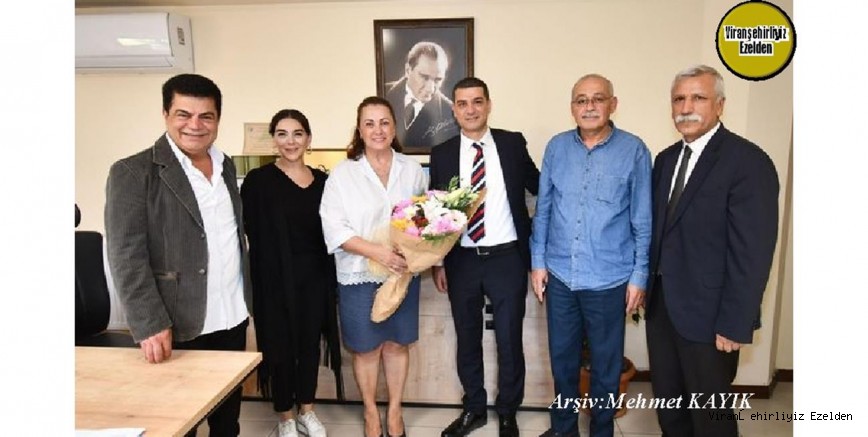 Ege Viranşehirliler Derneği Başkanı Avukat Mesut Özkan, Başkan Yardımcısı Erol İşcan