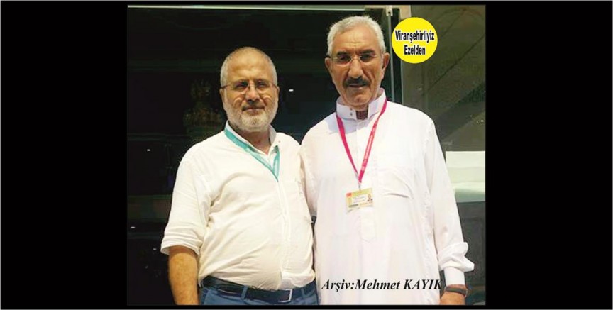 Emekli Müdür Mahmut Eren ve Hac-Umre Başarılı Organizatörü Şeyhmus Tepret