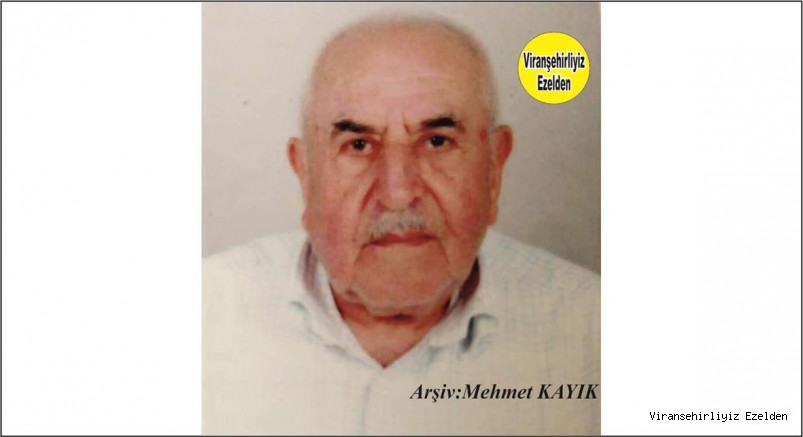Eski Urfa Caddesinin En Eski Bakkalarından Sevilen Dürüst İnsan Merhum Mehmet İhsan Özyıldız
