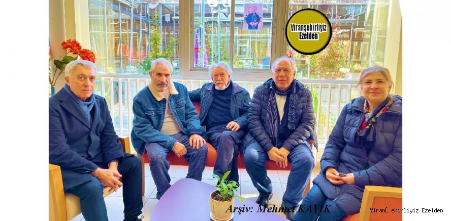 Fransa’nın Başkenti Paris’te Yaşayan, Seyfettin Aslandağ, Vahap Kumruaslan, Keya İzol, Mahmud Lewendi ve Eşi Sultan Aslandağ