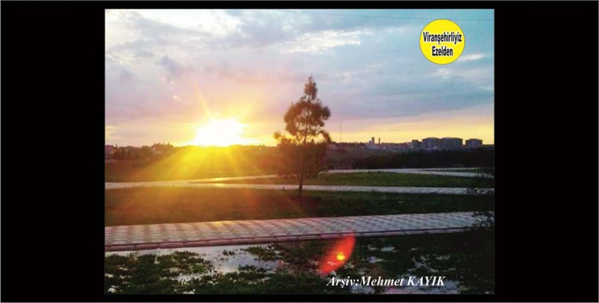 Güzel Şehrimiz olan Viranşehir'de Gün Batımı
