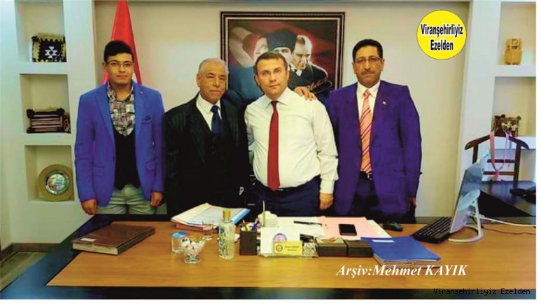 Hacı Halaf Varlı, Oğlu Telal Varlı, Torunu Abdurahim Varlı ve Kaymakam Ömer Cimşit