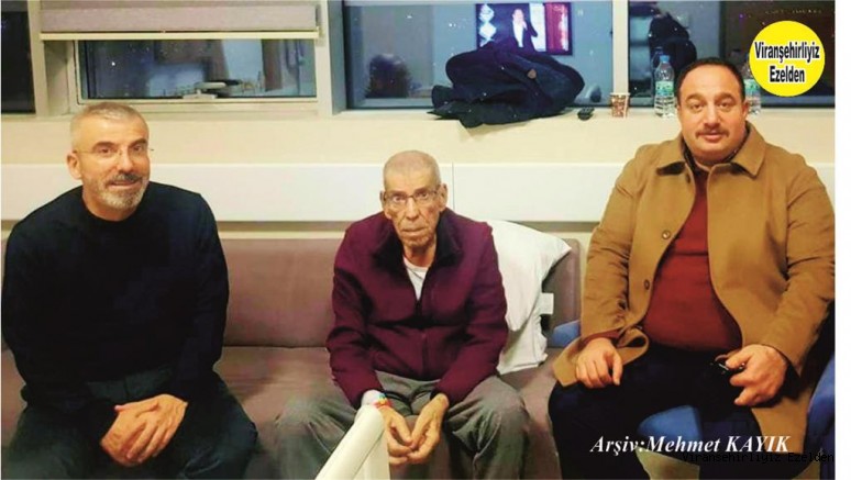 Hacı Menduh Şehmusoğlu Hastalığı Sebebiyle Ankara’da Hastanede Tedavi Görmekte iken, Viranşehir Belediye Başkanı Salih Ekinci Ziyaretine Giderek Geçmiş olsun dileklerinde bulundu