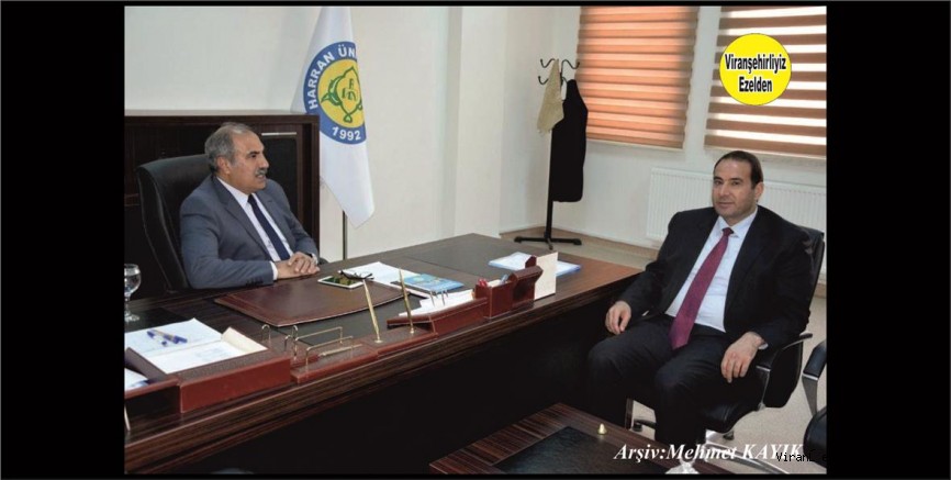 Harran Üniversitesi Viranşehir Meslek Yüksek Oklunda Yıllarca Görev Yapmış, Sevilen İnsan Prof. Dr. Ali Seyrek ve Arslan Çiftçi