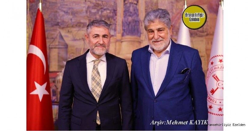 Hazine ve Maliye Bakanımız Nureddin Nebati ve Ağabeyi Sevilen İş İnsanı Hacı Fethi Nebati