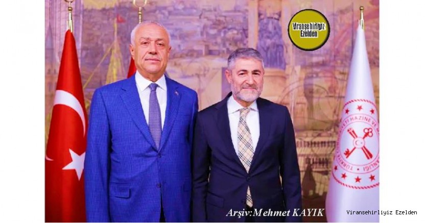 Hazine ve Maliye Bakanımız Nureddin Nebati ve İş İnsanı Hıdır Faruk Tepret