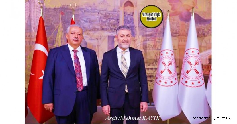 Hazine ve Maliye Bakanımız Nureddin Nebati ve İş İnsanı Mustafa Akyürek