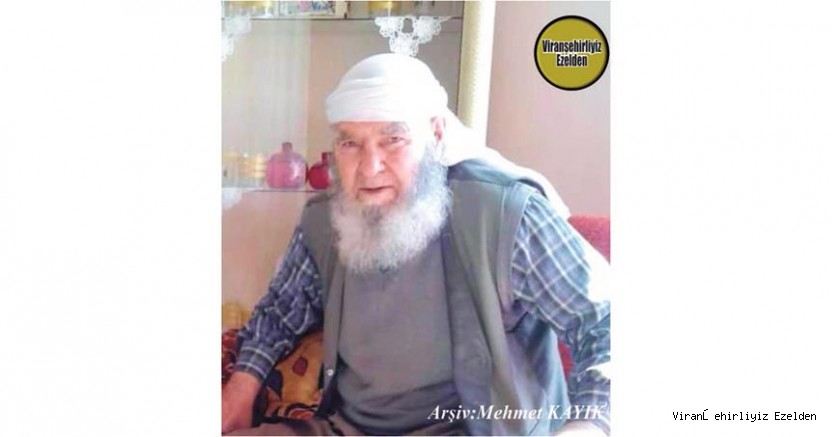 Hemşehrimiz 03 Ocak 2021 Günü Vefat Etmiş, Viranşehir’de Esnaflık Yapmış, Merhum Sait Kaçan