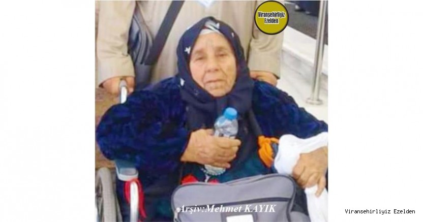 Hemşehrimiz 04 Eylül 2021 Günü Viranşehir’de Vefat etmiş, Değerli Annelerimizden olan, Merhume Vatha Sünger