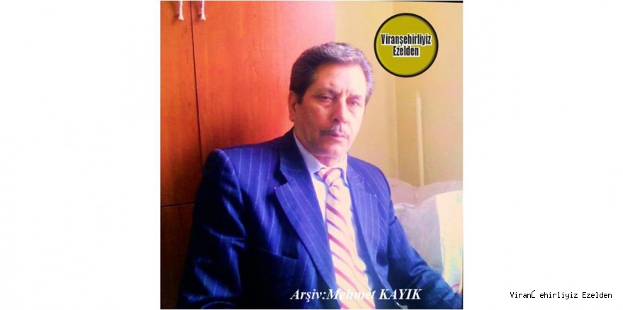 Hemşehrimiz 06 Eylül 2025 Günü Vefat Etmiş, Viranşehir Tapu Sicil Müdürlüğünde Yıllarca Görev Yapmış, Merhum Şükrü Nigiz