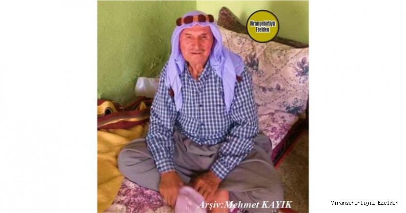 Hemşehrimiz 07 Kasım 2021 Günü Viranşehir’de Vefat etmiş, Sevilen İnsan Merhum Mehmet Aydın