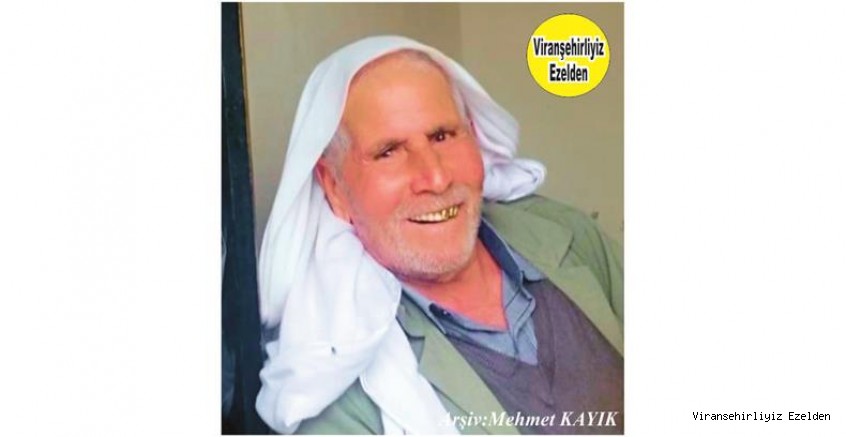 Hemşehrimiz 07 Temmuz 2021 Günü Vefat etmiş, Sevilen İnsan Merhum Abdulkerim Tacer
