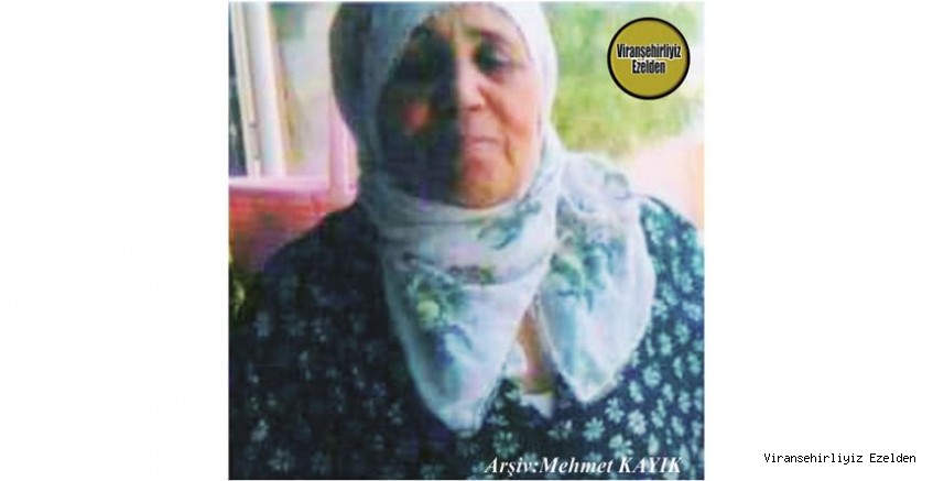Hemşehrimiz 08 Ekim 2020 Günü Vefat etmiş, Değerli Annelerimizden olan, Merhume Zahra Pelen
