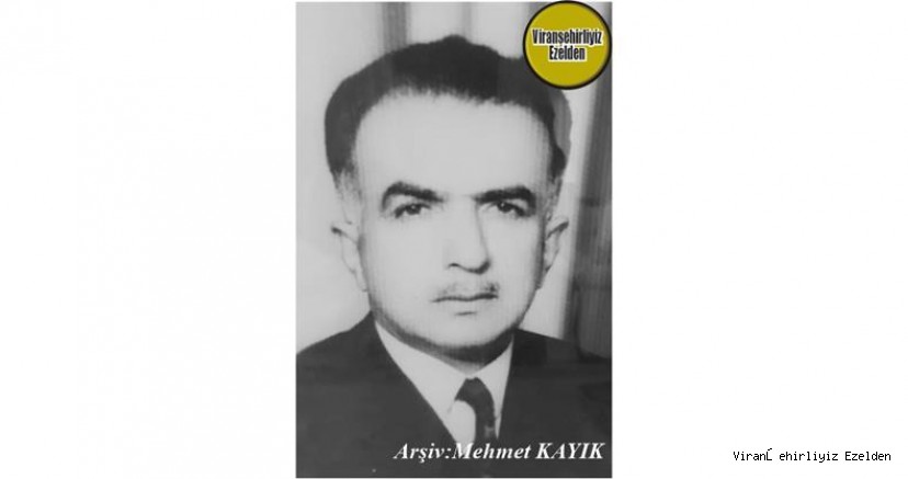 Hemşehrimiz 09 Ağustos 1979 Günü Vefat etmiş, Viranşehir Belediyesi Eski Başkanlarından, Sevilen İnsan Merhum Suphi Öztop