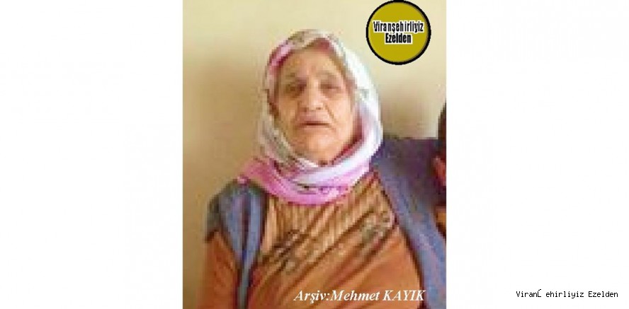 Hemşehrimiz 13 Mart 2024 Günü Vefat etmiş, Değerli Emekçi Annelerimizden olan, Merhume Sabahat Karataş