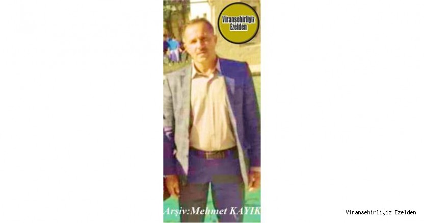 Hemşehrimiz 13 Temmuz 2022 Günü Vefat etmiş, Viranşehir Eyyüpnebi Köyünden, Merhum Ekrem Bayram