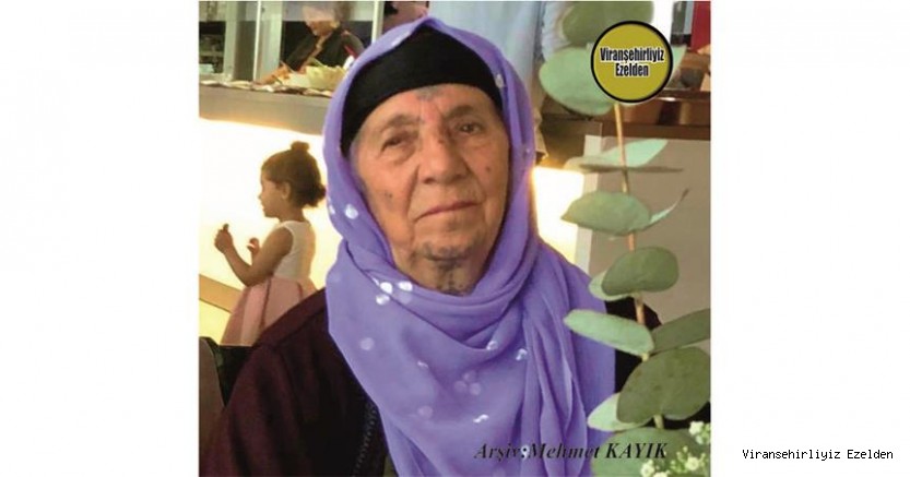 Hemşehrimiz 15 Kasım 2020 Günü Vefat etmiş, Metta Rıhê olarak tanınan, Merhume Rahime Boydak