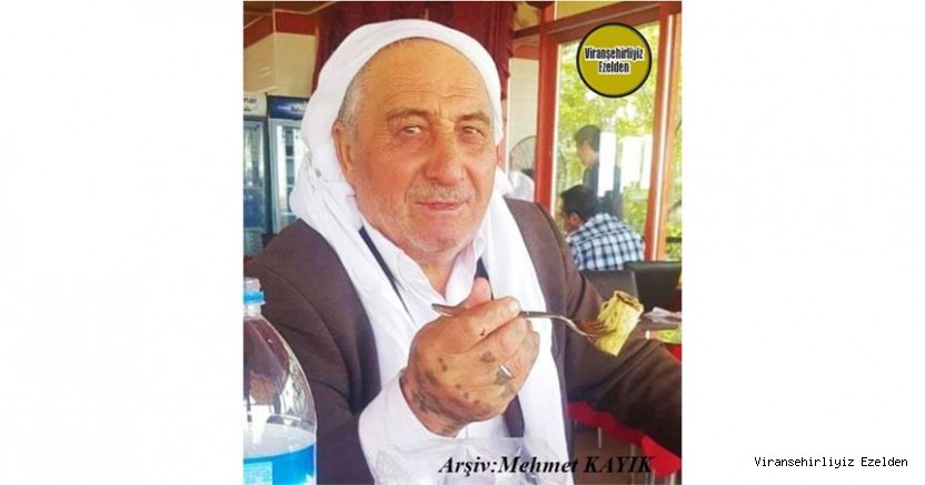 Hemşehrimiz 16 Kasım 2021 Günü Viranşehir’de Vefat etmiş, Merhum İsmail Şeker