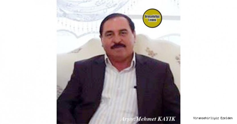 Hemşehrimiz 17 Aralık 2021 Günü Almanya’da Vefat etmiş, Viranşehir’de Sevilen Değerlerimizden olan Merhum Katip Yüksel