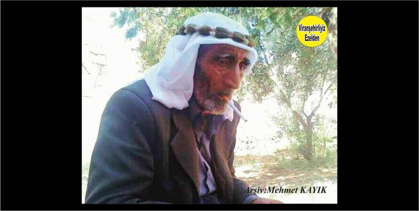 Hemşehrimiz 18 Mayıs 2013 Günü Vefat Etmiş, Viranşehir Aliyê Edê olarak tanınan, Merhum Ali Yumru