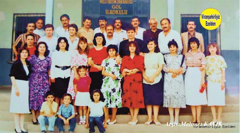 1983 Yılı Viranşehir Göl İlkokulu Öğretmenlerinden Merhum Halil Köroğlu, Mahmut Turgut, Mustafa Tektaş, Ali Öztürk, Mustafa Alay, Yasin Güldaş, Gülcihan Sert, Ahmet Evrensel