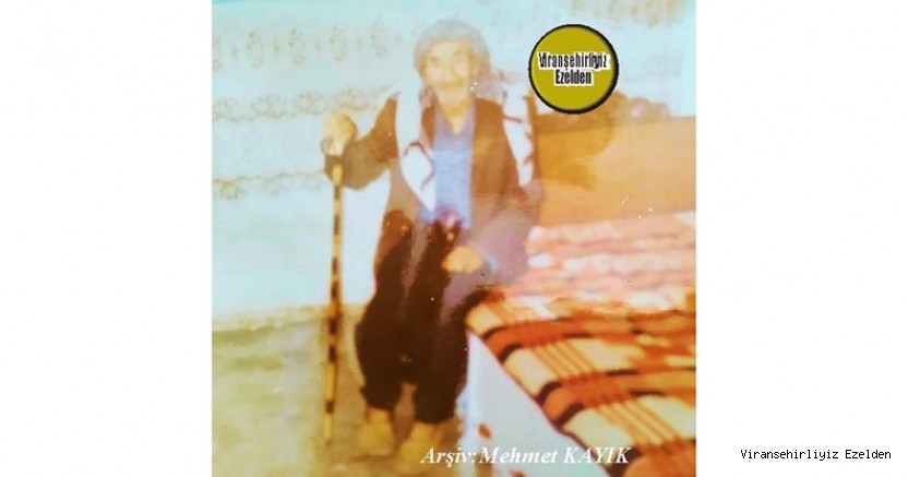 Hemşehrimiz 1990 Yılında Vefat etmiş, Viranşehir’de Ali’ye Abo olarak tanınan, Merhum Ali Kırmaz