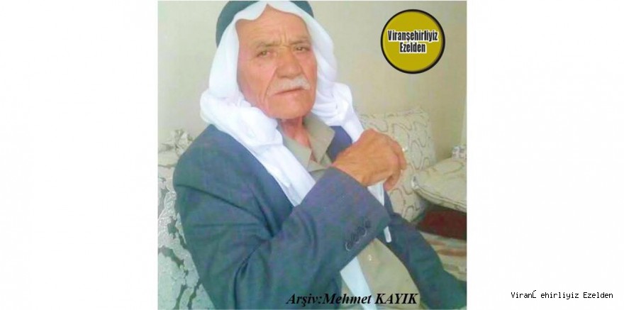 Hemşehrimiz 20 Eylül 2025 Günü Vefat Etmiş, Viranşehir’de Yıllarca Çiftçilik Yapmış, Merhum Aziz Ternek