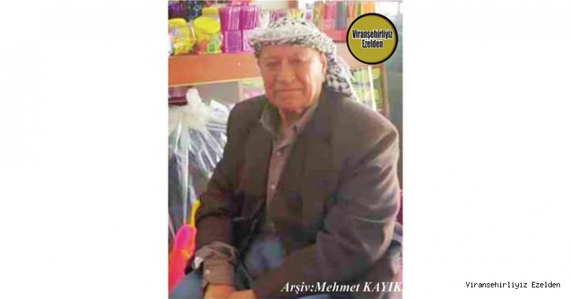 Hemşehrimiz 2017 Yılında Vefat etmiş, Viranşehir’de Mehemedê Zıbo olarak tanınan, Merhum Mehmet Kandilli