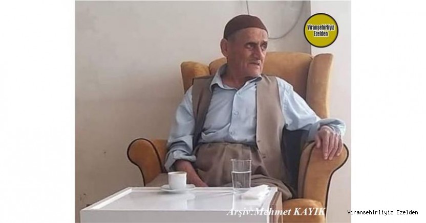 Hemşehrimiz 21 eylül 2020 Günü Vefat etmiş, Viranşehir Ceylanpınar Caddesinde Yıllarca Esnaflık yapmış, Sevilen İnsan Merhum Hacı Ali Kaya