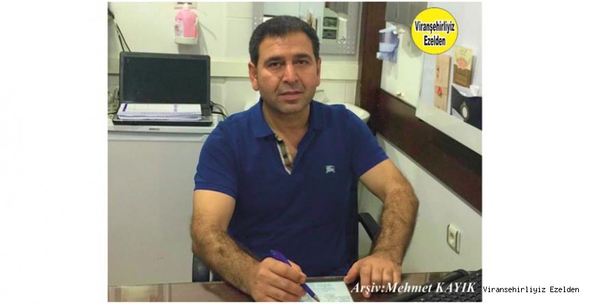 Hemşehrimiz 21 yıldır Viranşehir’de İnşaat Mühendisliği yapmış, Nusret Ekinci