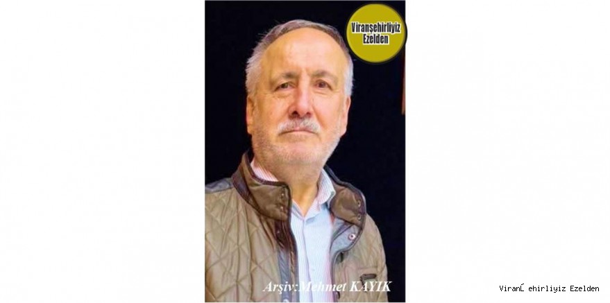 Hemşehrimiz 28 Ağustos 2025 Günü Vefat Etmiş, Viranşehir’de Öğretmen Olarak Görev Yapmış, Merhum Ali Öztürk