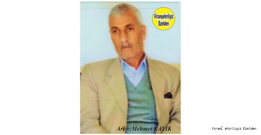 Hemşehrimiz 28 Haziran 2020 Günü Vefat Etmiş, Viranşehir Buğday Pazarı Esnaflarından, Merhum Sinan Ayneli