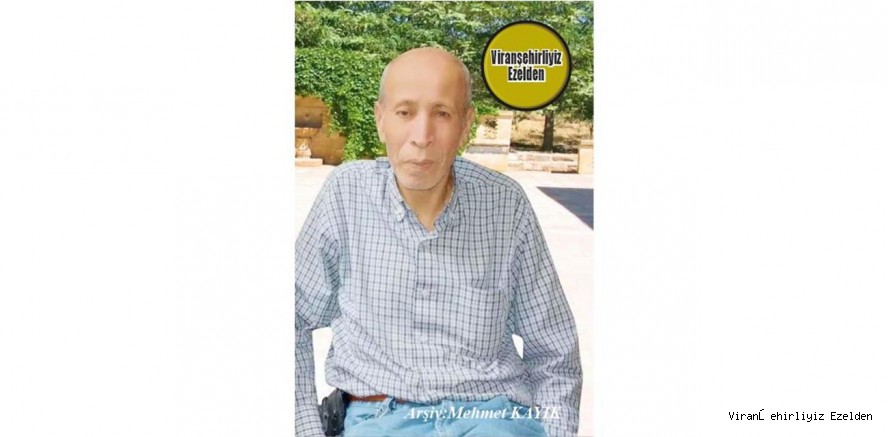 Hemşehrimiz 31 Ağustos 2021 Günü Vefat Etmiş, Viranşehir’de Fotoğrafçılık Sektörünün Öncü İsimlerinden Olan, Merhum Şahin Özyıldız