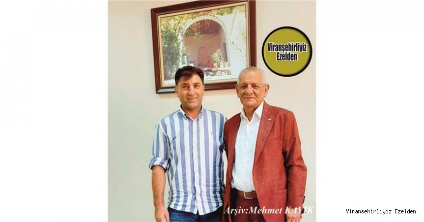 Hemşehrimiz 50 Yıllık CHP’li Viranşehir CHP İlçe Başkanı Remzi Taylan ve Sanayispor’un Başarılı Eski Futbolcusu Seyfettin Çelik