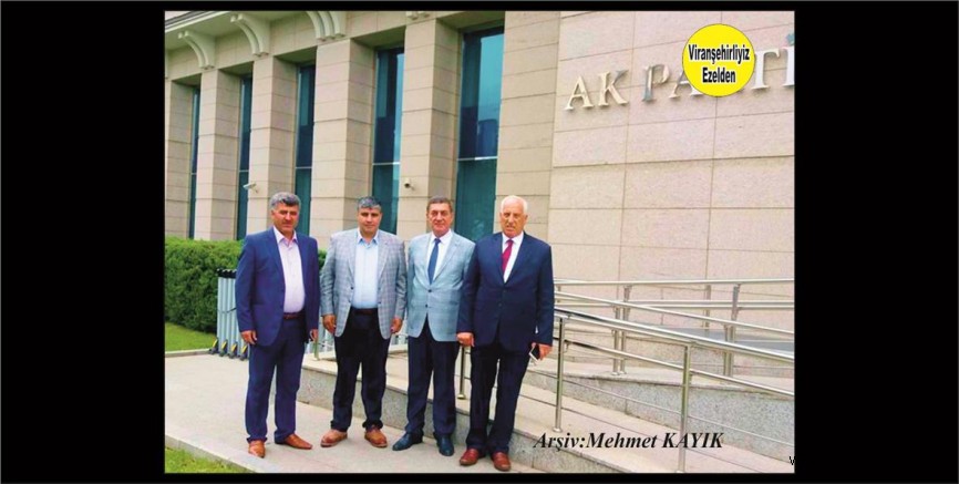 Hemşehrimiz Abdulhalim Tepret, Kenan Nebati ve Edhem Alkış Mülakat İçin Ak parti Genel Merkezinde Bir Araya Geldiler