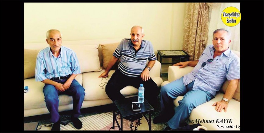 Hemşehrimiz Ali Polatkol, Serdar Laleoğlu ve Naci Ensari 45 Yıl Sonra Şanlıurfa'da Bir Araya geldiler
