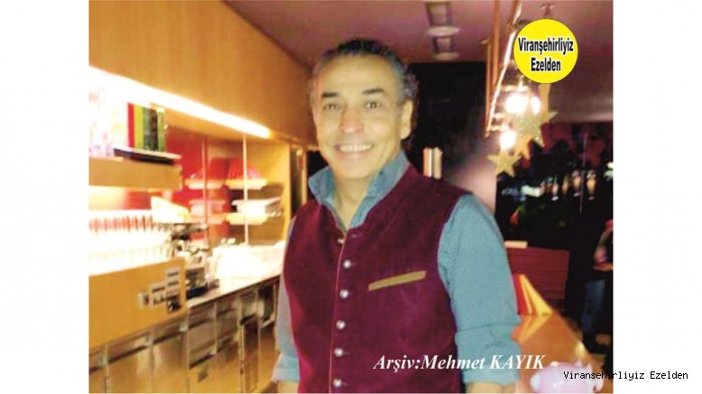 Hemşehrimiz Avrupa’da yaşayan Murat Bingöllü
