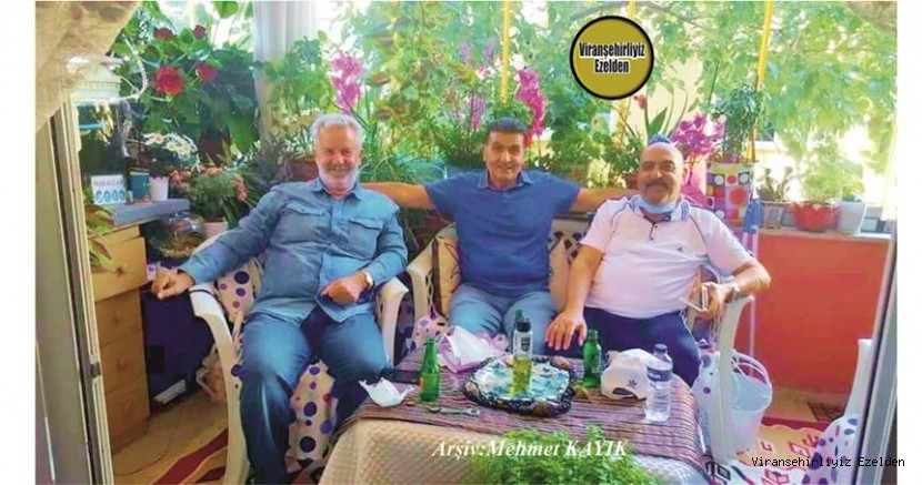 Hemşehrimiz Bursa’da biraraya gelen, Hacı İbrahim Şavlı, Hacı Burhan Öztop ve Ahmet Sert