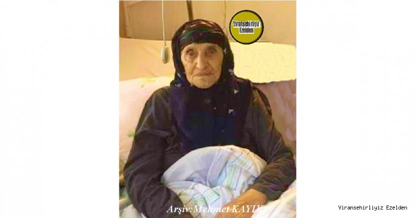 Hemşehrimiz Değerli Annelerimizden olan, Merhume Zerga Doğan(Zerga Ayit)