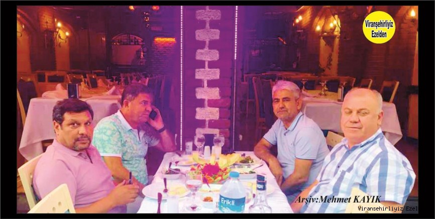 Hemşehrimiz Doktor Burhan Güzel, Öğretmen Adil Çoban, Doktor Önder Önen ve Arkadaşı