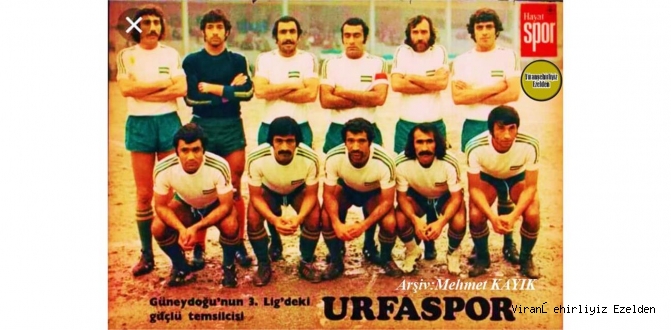 Hemşehrimiz Durgan Özer(Kaptan Doğan) Şanlıurfaspor’da İlk Forma Giydiği Maç