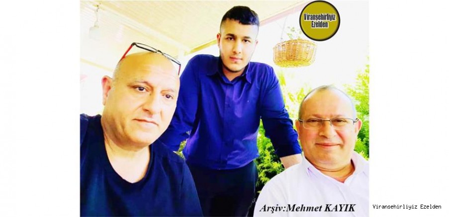 Hemşehrimiz Emekli Nüfus Müdürü Mahmut Nedim Can ve İzmir’de yaşayan Ekrem Karakaya ile Oğlu Ömer Karakaya