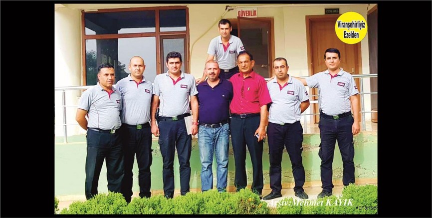 Hemşehrimiz Gazeteci  Murat Sever, Tuder ilçe Başkanı Ahmet Yılmaz ve Beyazkule İşletme Şefliğinde Güvenlik Görevlisi Personeller