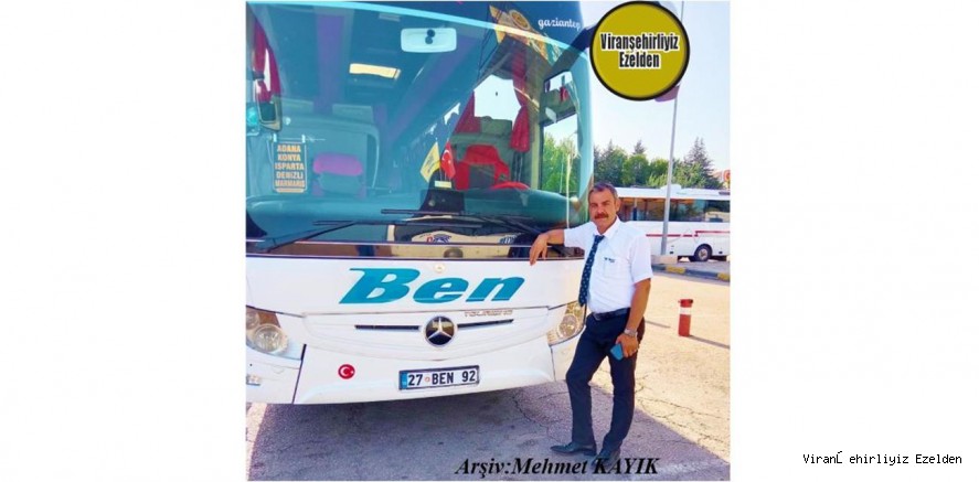 Hemşehrimiz Gaziantep Ünlü Ben Seyahat Turizm Usta Şoförlerinden olan, Yusuf Kınalı
