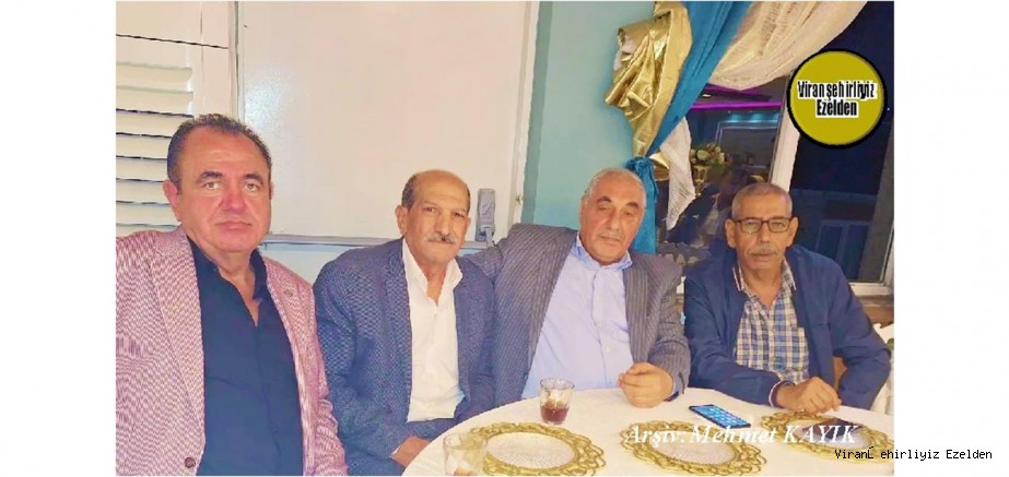 Hemşehrimiz İstanbul’da Biraraya Gelmiş Osman Özkılavuz, Mahmut Topkan, Aslan İnci ve Mehmet Salih Dursun