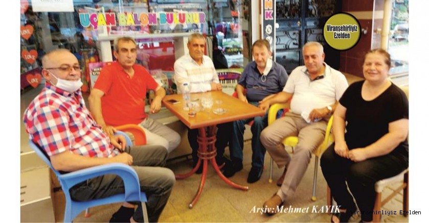 Hemşehrimiz İzmir’de Biraraya gelmiş, Hilmi Uzun, Mehmet İnci, Abdulkadir Öztürk, Velid Akyürek Rehan Kaya ve Hidayet Akyürek